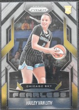 HAILEY VAN LITH 2025 Panini Prizm WNBA FEARLESS RC #12 Chicago Sky