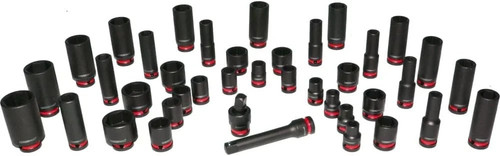 Juego de enchufes de impacto Boxo Master 3/8" y 1/2" 81 piezas en espuma EVA BX751-R - Imagen 9 de 9