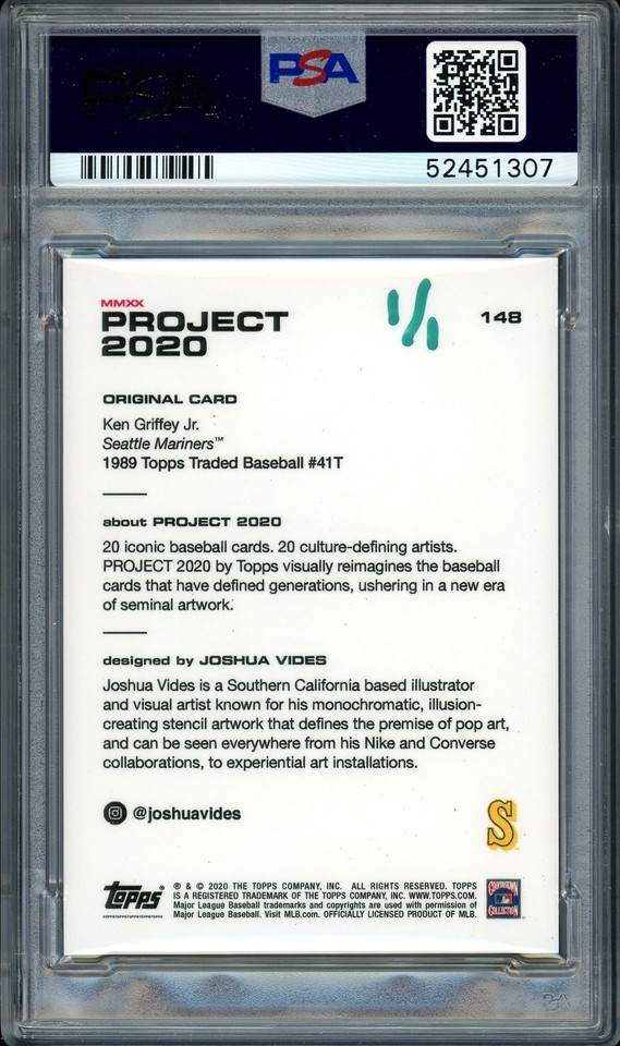 Ken Griffey Jr. Auto Topps Project