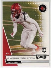2021 Chronicles Playoff Draft Picks #400 Tutu Atwell RC Louisville Cardinals
