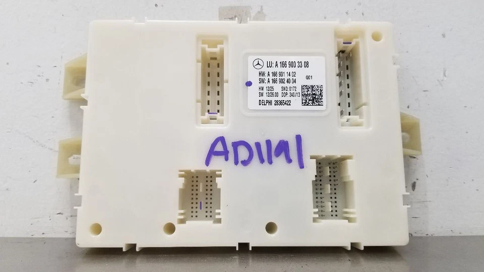 14 MERCEDES BENZ ML63 AMG X166 SEÑAL TRASERA ACTIVACIÓN SAM CONTROL 1669003308 Foto 4 de 4