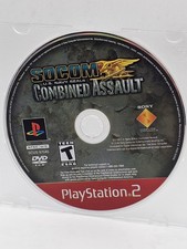 SOCOM US Navy Seals Combined Assault PS2 Greatest Hits Disc Only Tested Working 