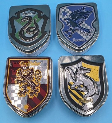 Jelly Belly Harry Potter Gryffindor Slytherin Hufflepuff Ravenclaw Tins Empty