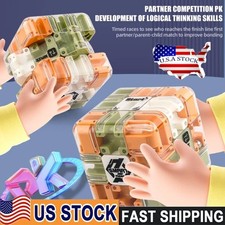 3D Maze Cube Puzzle Toy Game Kid Educational Toys Party Gift Favour