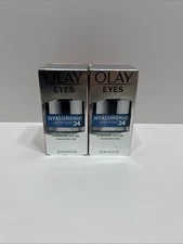 Olay Hyaluronic + Peptide 24 Eye Gel - 0.5oz (2 Pack Deal)