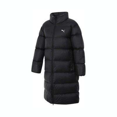 PUMA Zipper Stand Collar Long Down Jacket