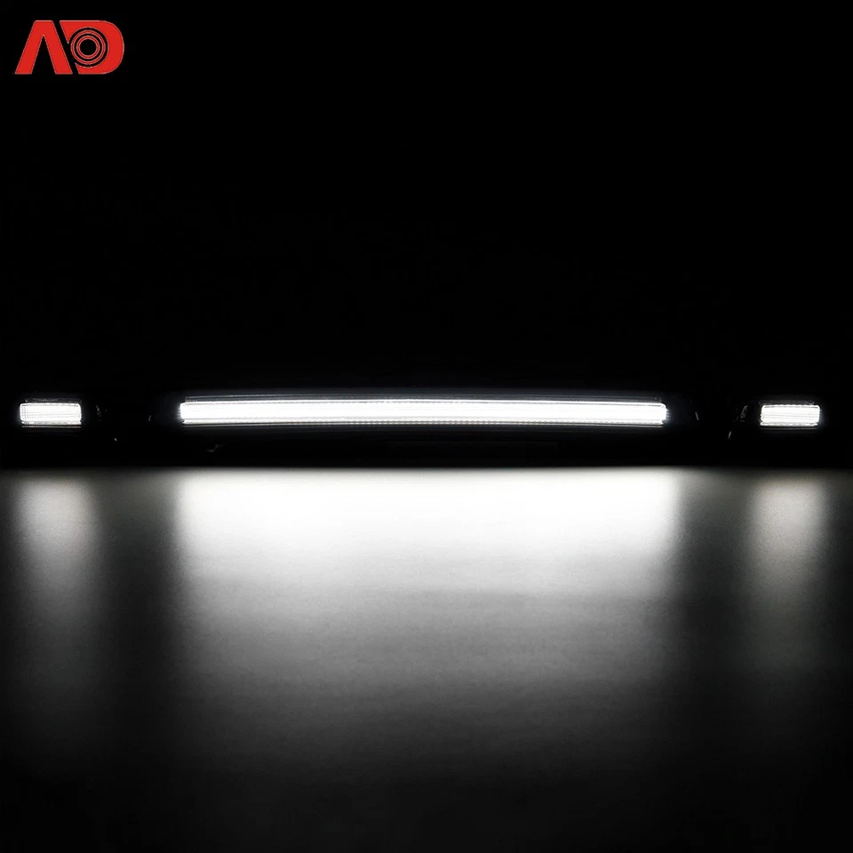 3X LED CAB ROOF LIGHT LAMP KIT FIT FOR CHEVY SILVERADO GMC SIERRA 1500 2500 3500 - Изображение 2 из 4