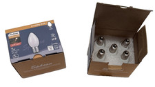 Skyson C7 Milky LED Bulb 7W Soft White 120V E12 Candelabra Base 5‑Pack New Seale