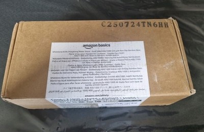 Amazon Basics Messerschärfstein, beidseitig 400/1000