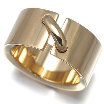 Auth CHAUMET Ring Liens US6.5 18K 750 Yellow Gold