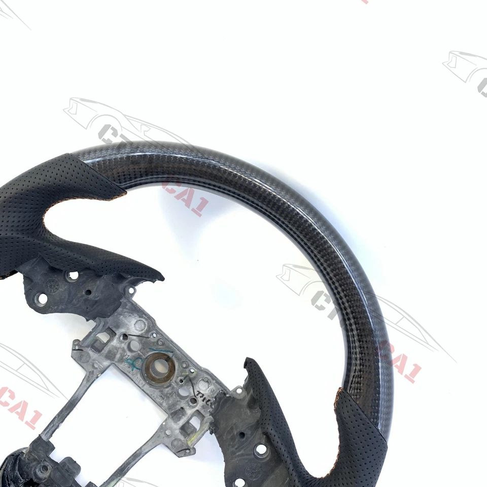 Volante de fibra de carbono personalizado para Acura RDX TL ILX ZDX 2009-2022 solo núcleo Foto 3 de 4