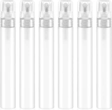 Mozeat Lens 6 PCS 10ml Mini Spray Bottle Plastic Portable Travel 