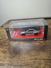 Kyosho Nissan GT-R NISMO BNR34 CRS Version w/ MOTN LED Base Compatible Gray 1/64