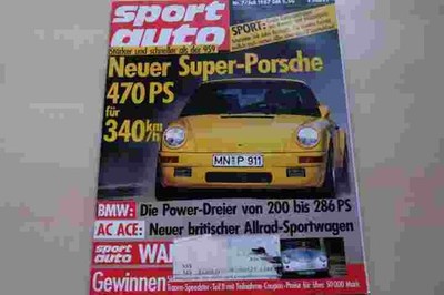 2) Sport Auto 07/1987 - BMW Alpina B6 3.5 E30 mit  - BMW 325i E30 Kelleners K3