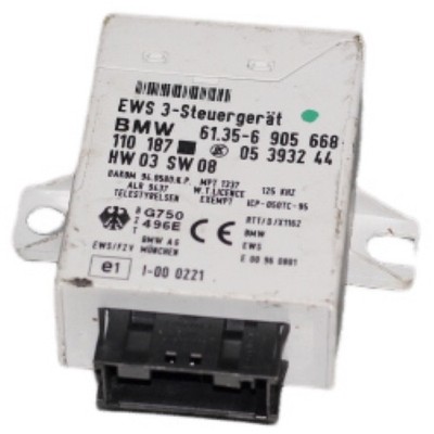 BMW 520i E39 Steuergerät Diebstahlsicherung 61356905668