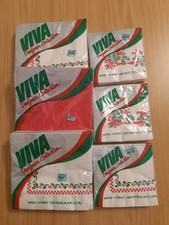 Lot Of 6 Packages Of Vintage 1987 Viva Designer Collection Christmas Napkins