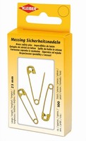 (4.25 EUR/100 StüCk) Kleiber Sicherheitsnadeln 23Mm Gold In Metalldose