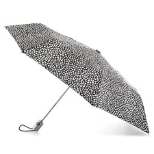 Totes NeverWet technology, Auto Open Auto Close, Black White Dots 43" arc NEW