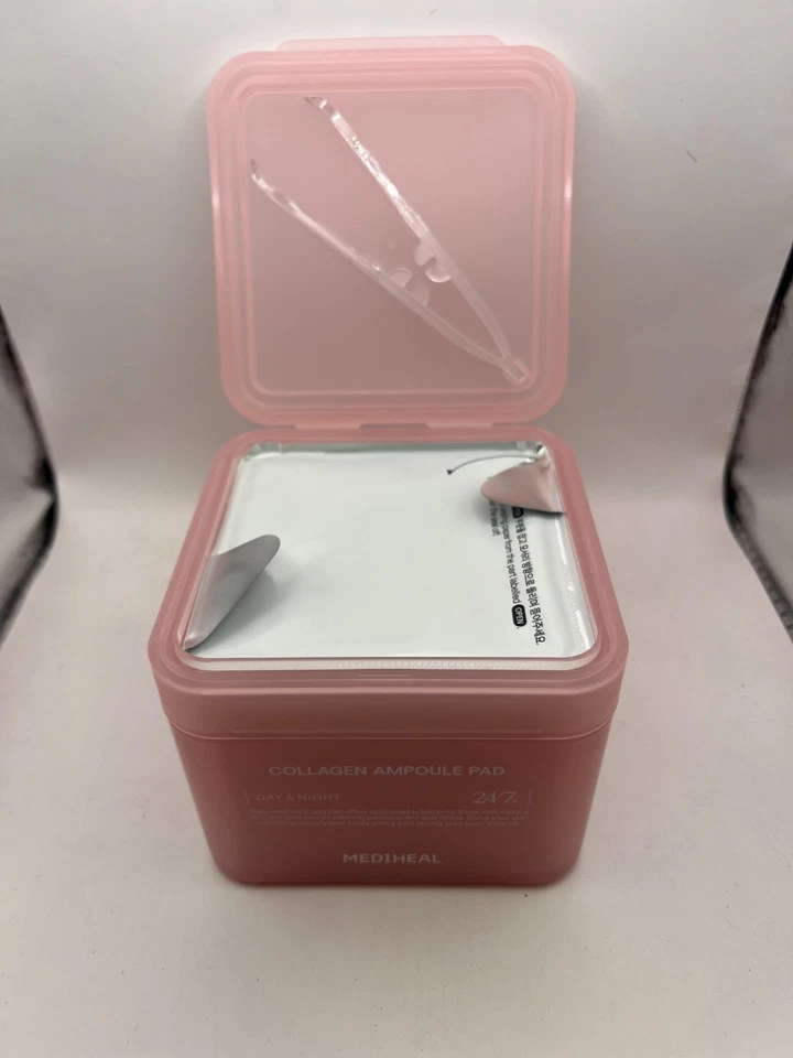 Almohadilla ampolla de colágeno Mediheal día y noche K-Beauty 100 almohadillas NUEVA Y SELLADA Foto 3 de 4