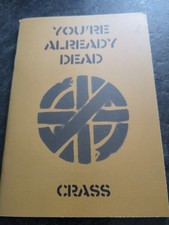 Crass You're Already Dead Small 28 Page Booklet  A Reprint Of The 1984 Leaflet