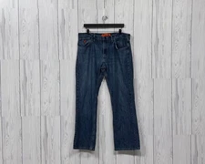 Wrangler jeans mens size 38x32 fire resistant HRC2 bootcut regular fit denim