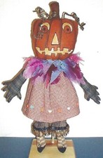 Cloth Folk Art Doll Paper Pattern "Gem" by Susan Barmore