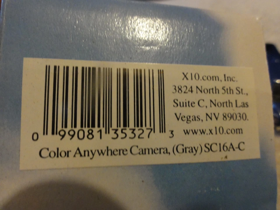 New X-10 Anywhere Camera Color GRAY SC16A-C Lot of 2 BRAND NEW IN BOX - Image 2 of 2