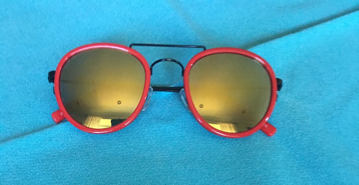 Perverse Amazeballs Aviator Sunglasses Perverse RED Sunglasses Unicorn style Amazeballs | eBay main image 4