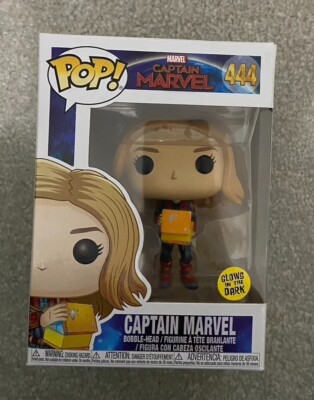 Funko Pop! Vinyl: Marvel Captain Marvel w/ Lunchbox (Glow in the Dark)  #444 889698376853|