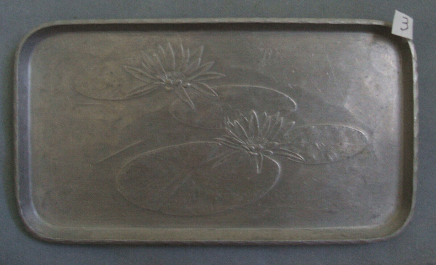 Four Arthur Armour Snack or Canape Plates-wild geese, angel fish, pond lily