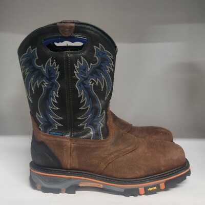 Cody James Decimator Comp Toe Work Boot Brown Men display picture 3
