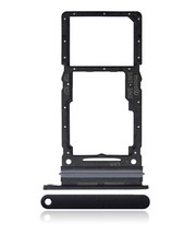 Dual Sim Card Tray Compatible For Samsung Galaxy A33 5G A336 / 2022  Black 