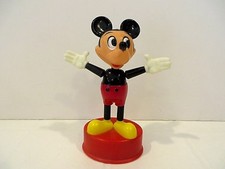 DISNEY  PLASTIC MICKEY MOUSE WITH MOVABLE ARMS