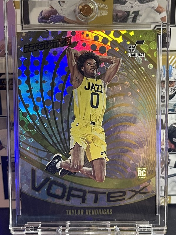 Taylor Hendricks 2023-24 Panini Revolution Vortex RC #10 Utah Jazz