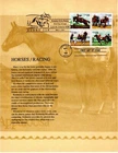 US Stamp Scott #2756-2759, Sporting Horses, First Day FDC Commemorative Sheet