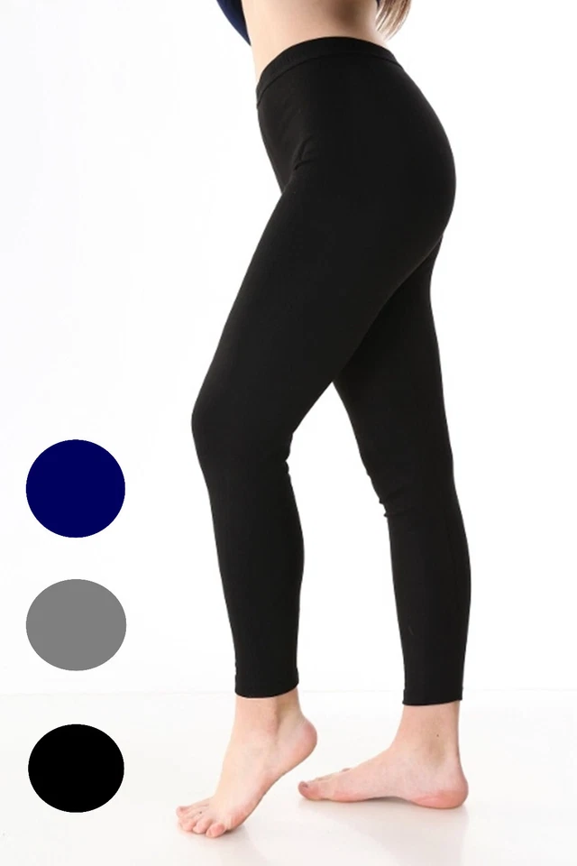3er Pack Damen Thermo Leggings  Unterhose innen angeraut Winter Thermoleggings - Bild 1 von 1