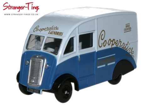 VANS Oxford Diecast Commer Q25 Co Op Laundry Van 1 76 Scale