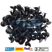 Bumper Clips 8mm Retainer 100 Pcs Car Plastic Rivets Fastener Fender for Honda