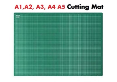NEU A1 A2, A3, A4 A5 Schneidematte rutschfest bedruckt Gitter Linien Brett Basteln Modell