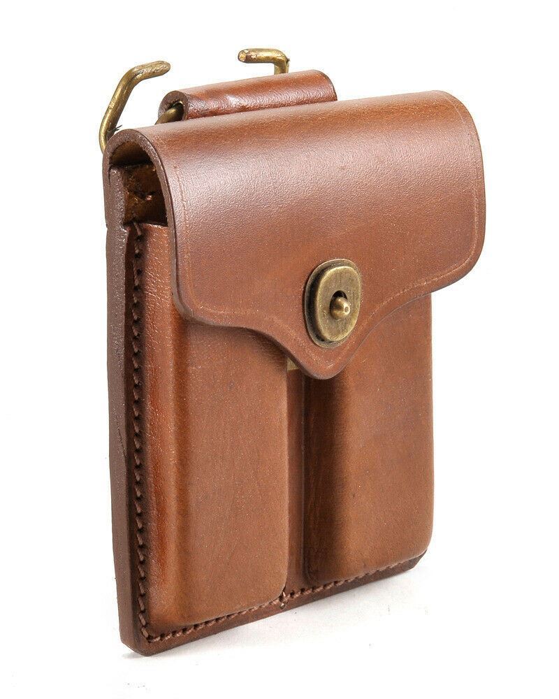 U.S. M1912 Holster, Leather Officers Belt and Leather .45 Magazine 
