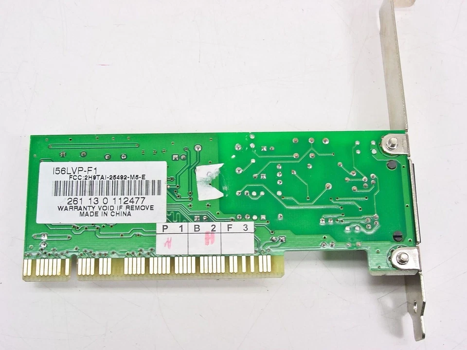 Módem de fax PCI Lucent 56K V.90 400-08012-3 I56LVP-F1 Foto 2 de 4