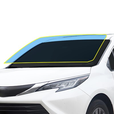 #ad #ad Pre Cut For Toyota Sienna 2021 Front Windshield Protection Clear Bra Film $189.99