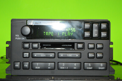 Lincoln Continental factory Alpine cassette player radio 99 00 01 XF3F-18C870-BF