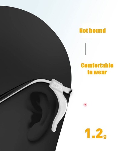12 Paar Brille Ohrgriffe, rutschfeste elastische Komfortbrille Halter für - Bild 5 von 6