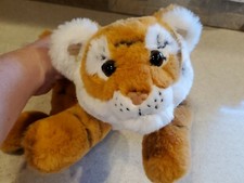 FAO Schwarz Tiger Cub Soft Bean Bag Plush 12" L