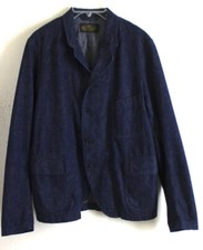 Double RL Ralph Lauren Sz S Men's Denim Jean Blazer Jacket 100 Cotton