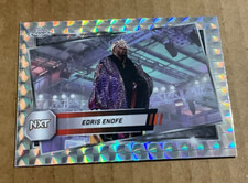 2025 Topps Chrome WWE # 94 Edris Enofe X-Fractor Refractor