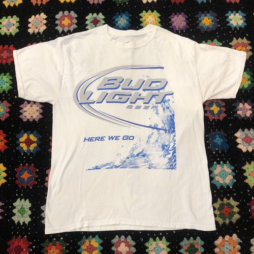 Vintage Bud Light Budweiser Beer Here 
