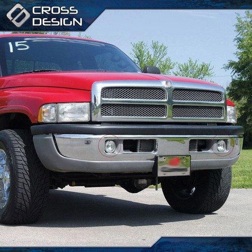 Fog Lights Lamps Fit For 1994-01 Dodge Ram CH2593120 CH2592120 Clear Lens Bumper - Picture 12 of 12