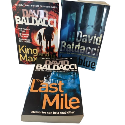 4 x David Baldacci Paperback Amos Decker Atlee Pine Thriller Crime - Picture 7 of 15